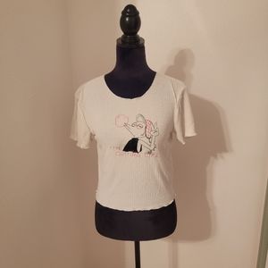 Drop Dead TTYL crop top